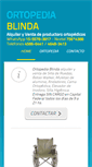 Mobile Screenshot of ortopediablinda.com